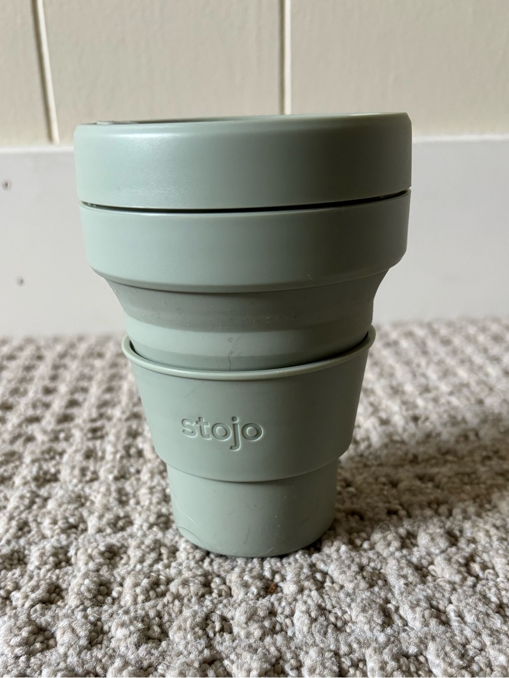 Stojo Collapsible Travel Mug Cup Reusable Silicone